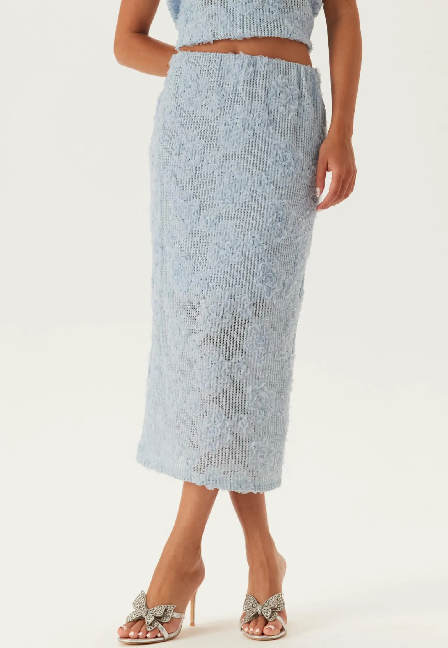 Flower Mesh Skirt