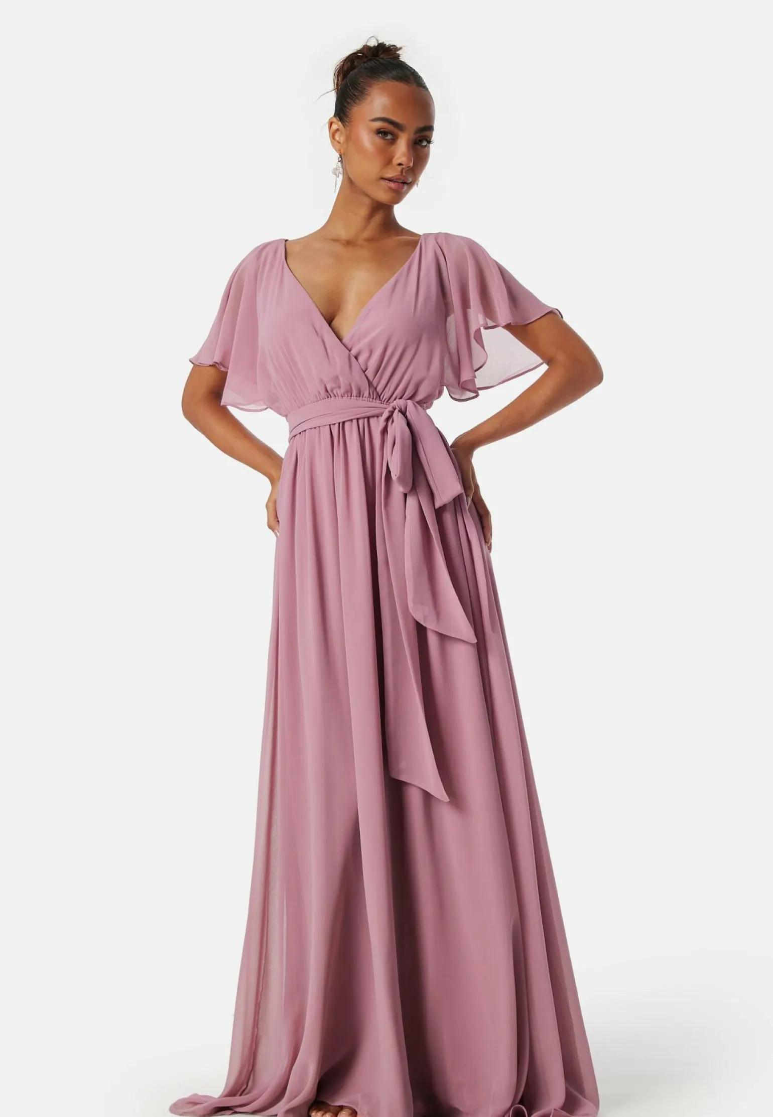 Flutter Chiffon Maxi Dress