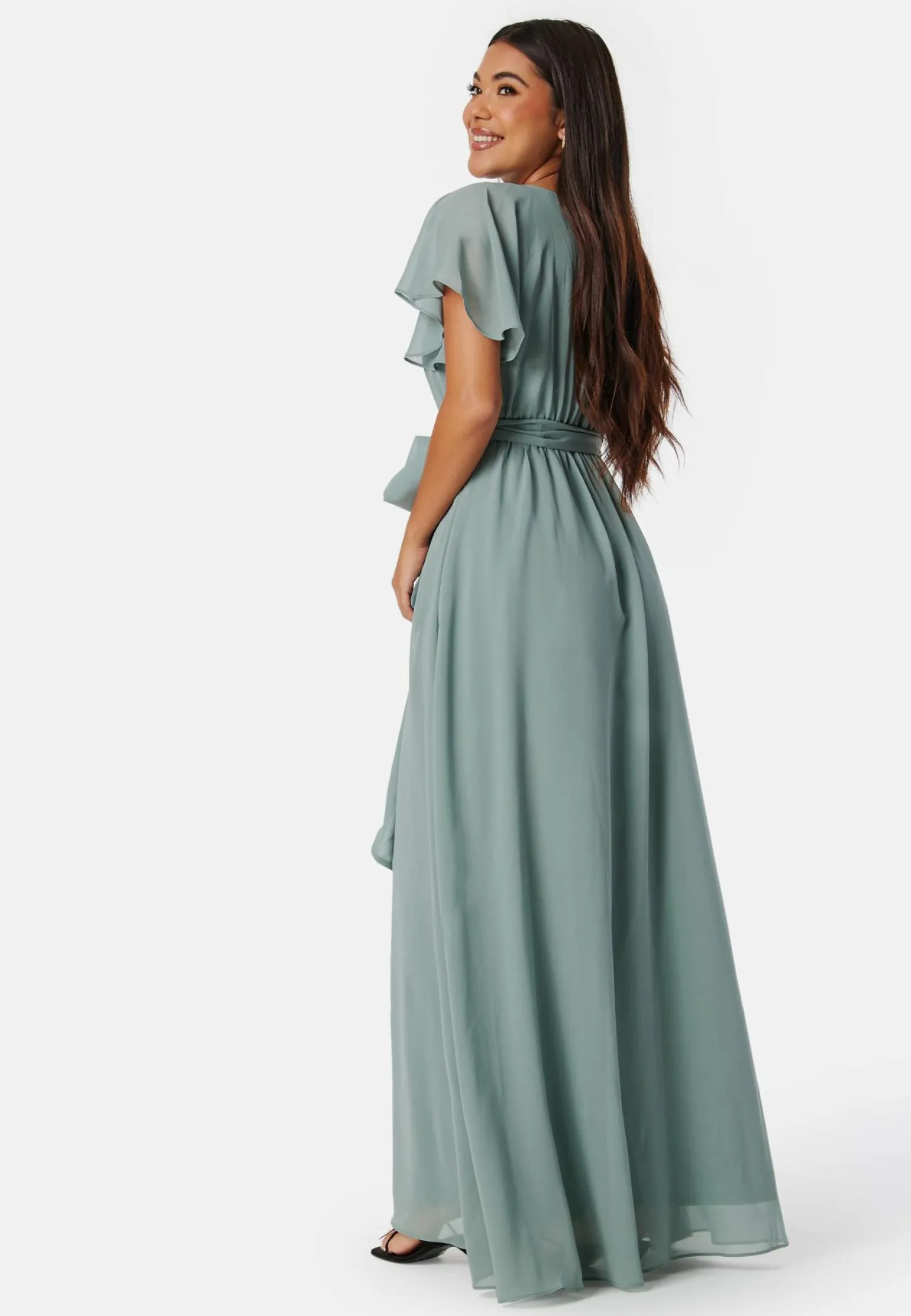 Flutter Chiffon Maxi Dress