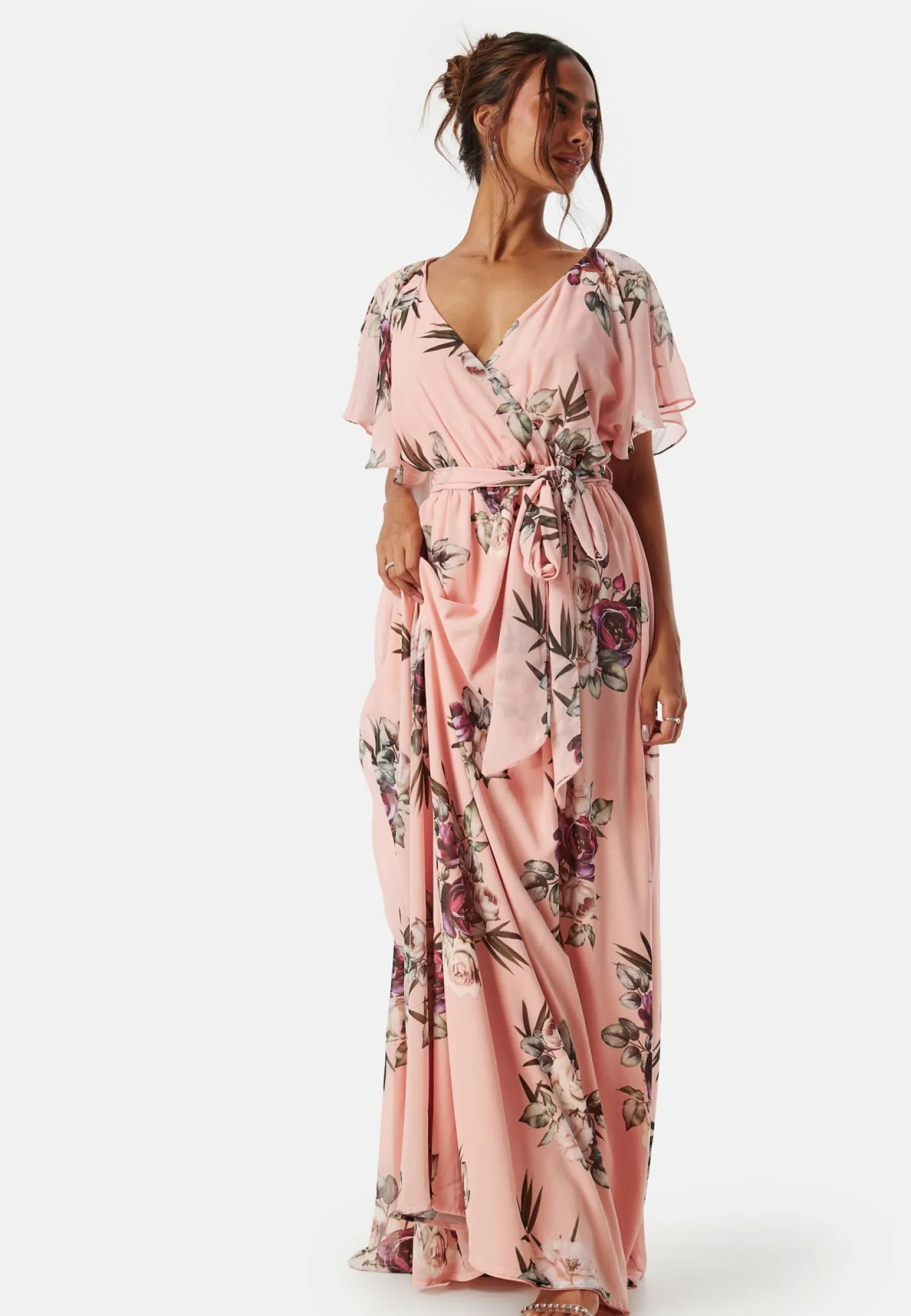 Flutter Floral Maxi Dress
