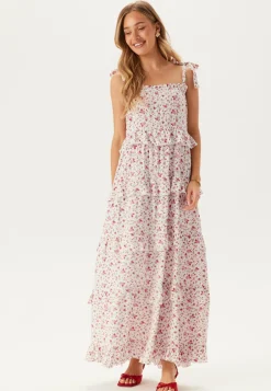 Frill Maxi Viscose Dress