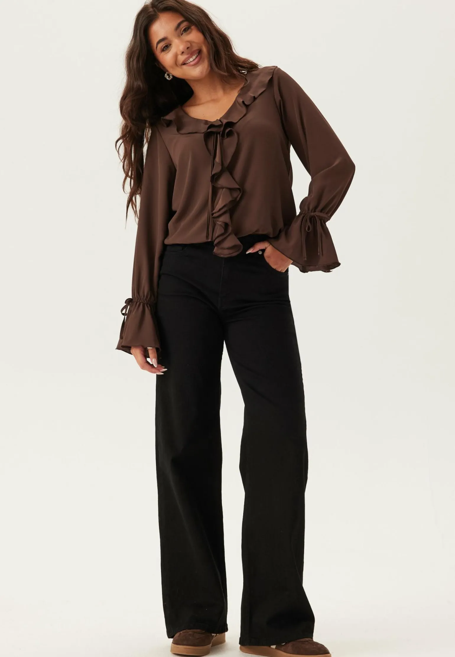 Frill Tie Blouse
