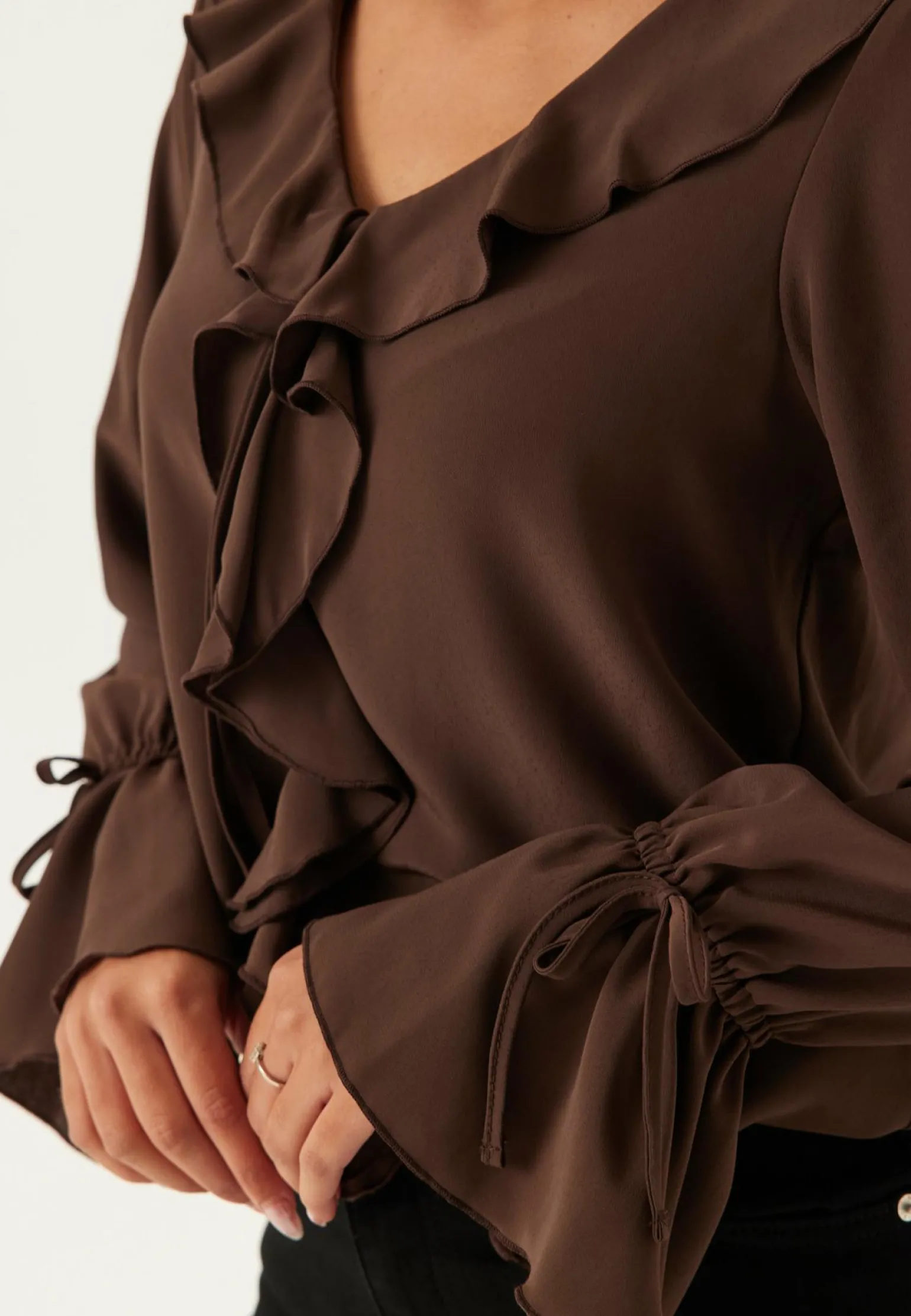 Frill Tie Blouse