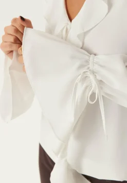 Frill Tie Blouse