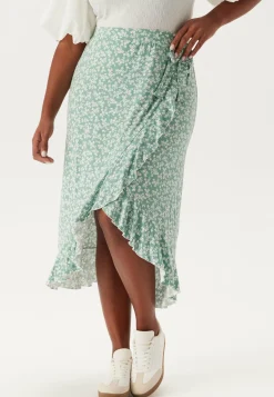 Frill Wrap Skirt