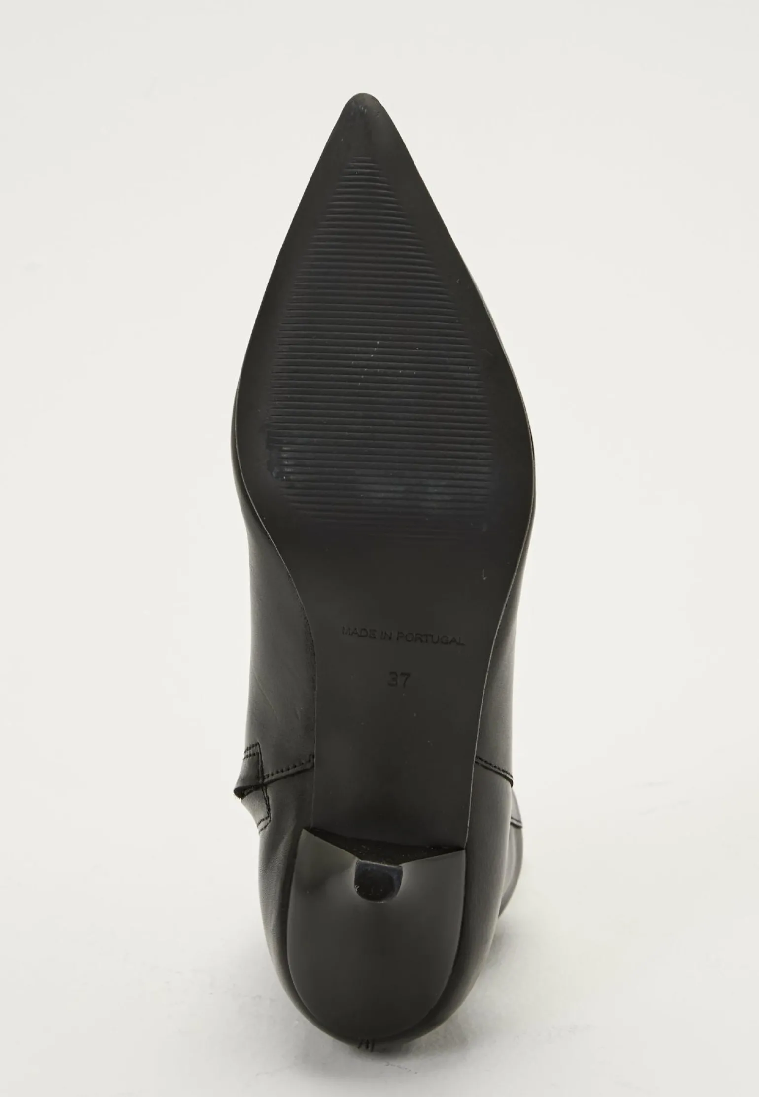 Heeled Leather Ankle Boot