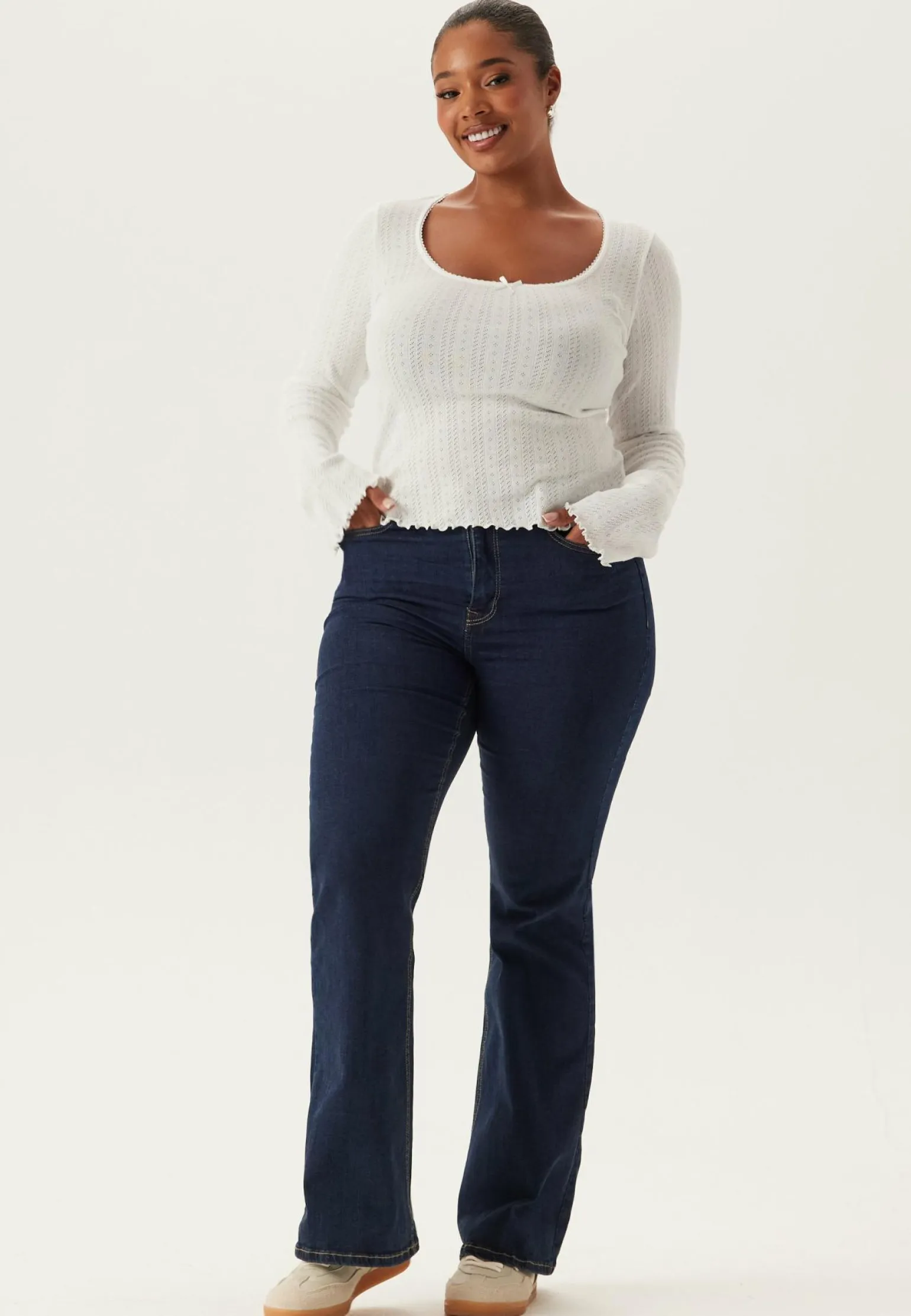High Flare Superstretch Jeans