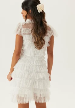 High Neck Tulle Frill Dress
