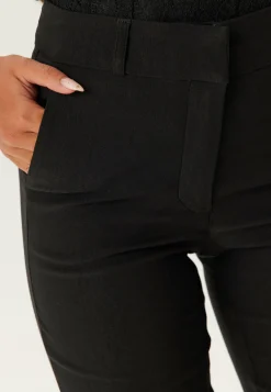 High Waist Stretchy Front Pocket Trousers