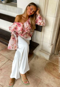 High Waist Wide Suit Pants