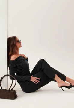 High Wide Cropped Trousers