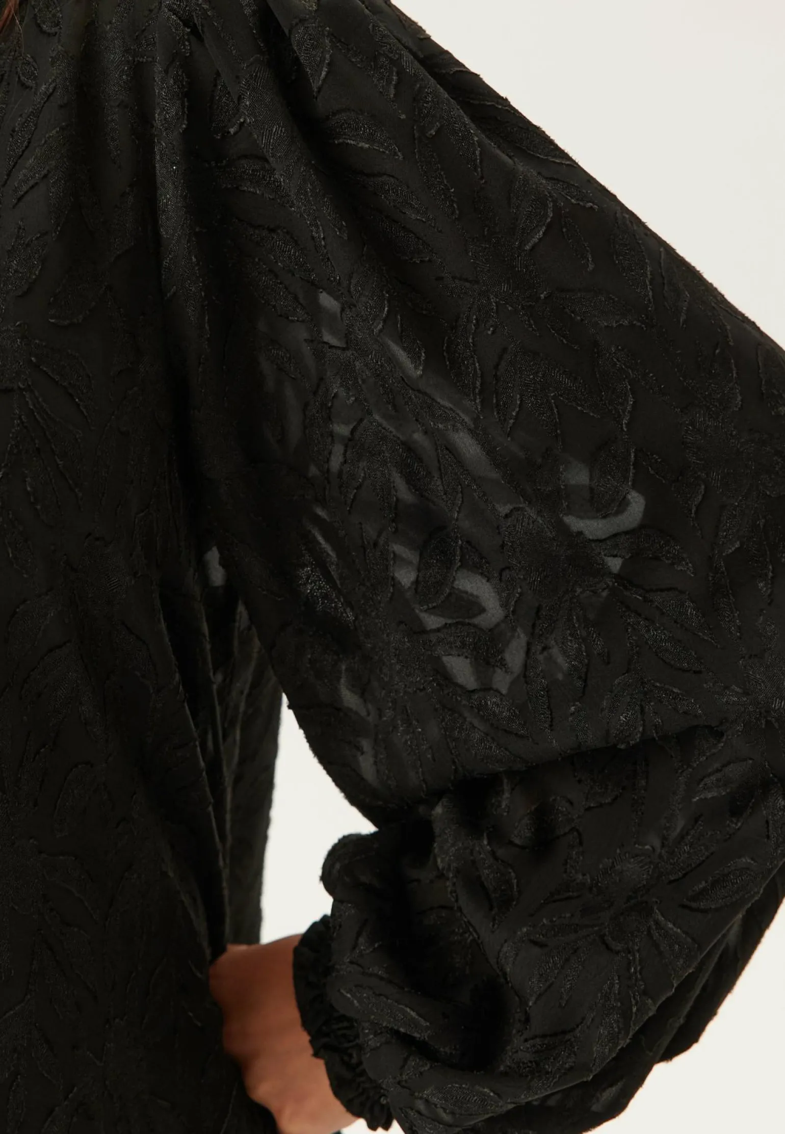 Jacquard Smock Blouse