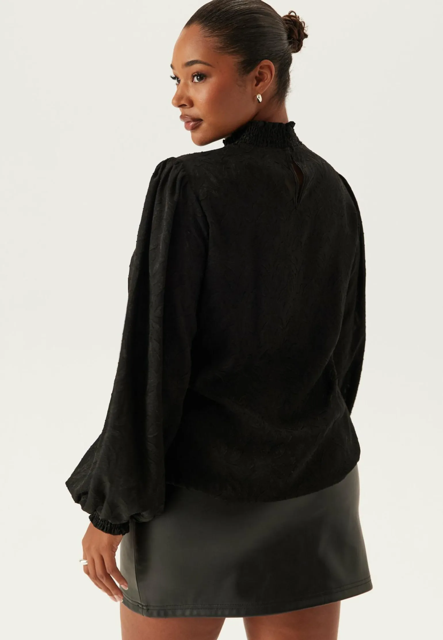 Jacquard Smock Blouse