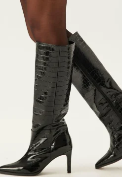 Knee High Leather Boot