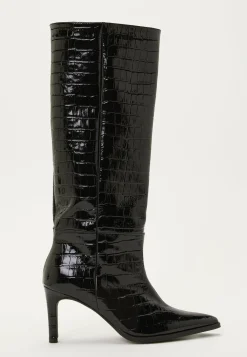 Knee High Leather Boot