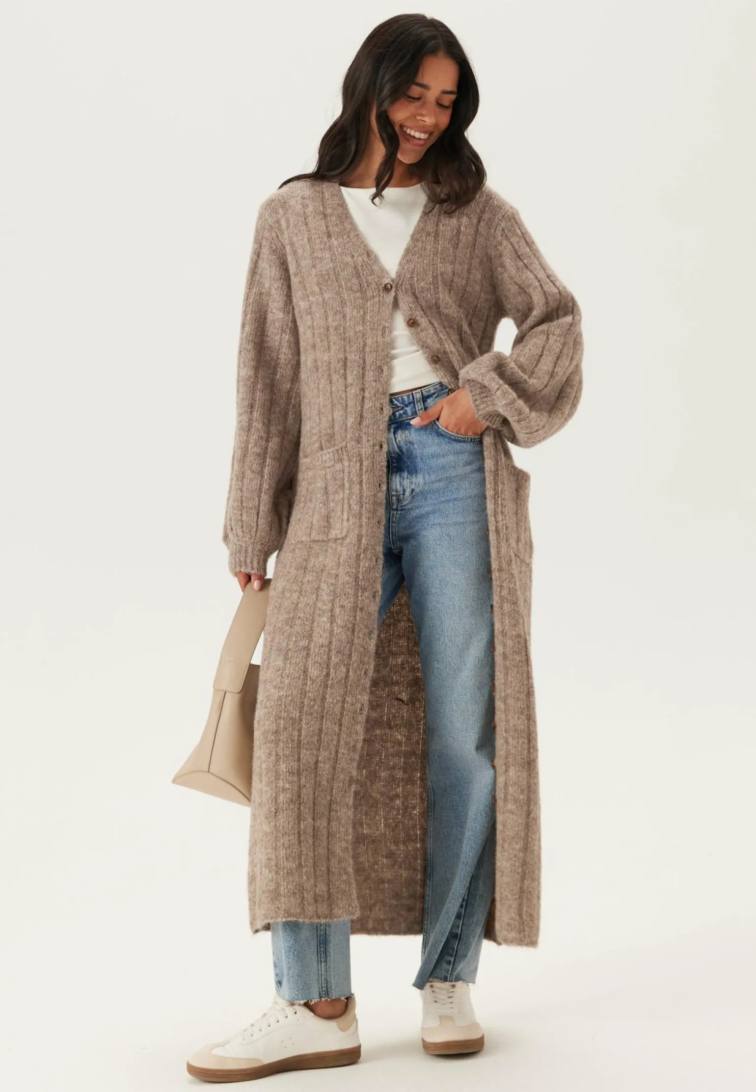 Knitted Cardigan Dress