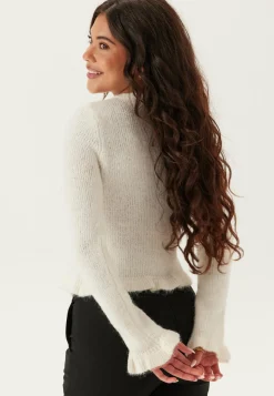 Knitted Frill Cardigan