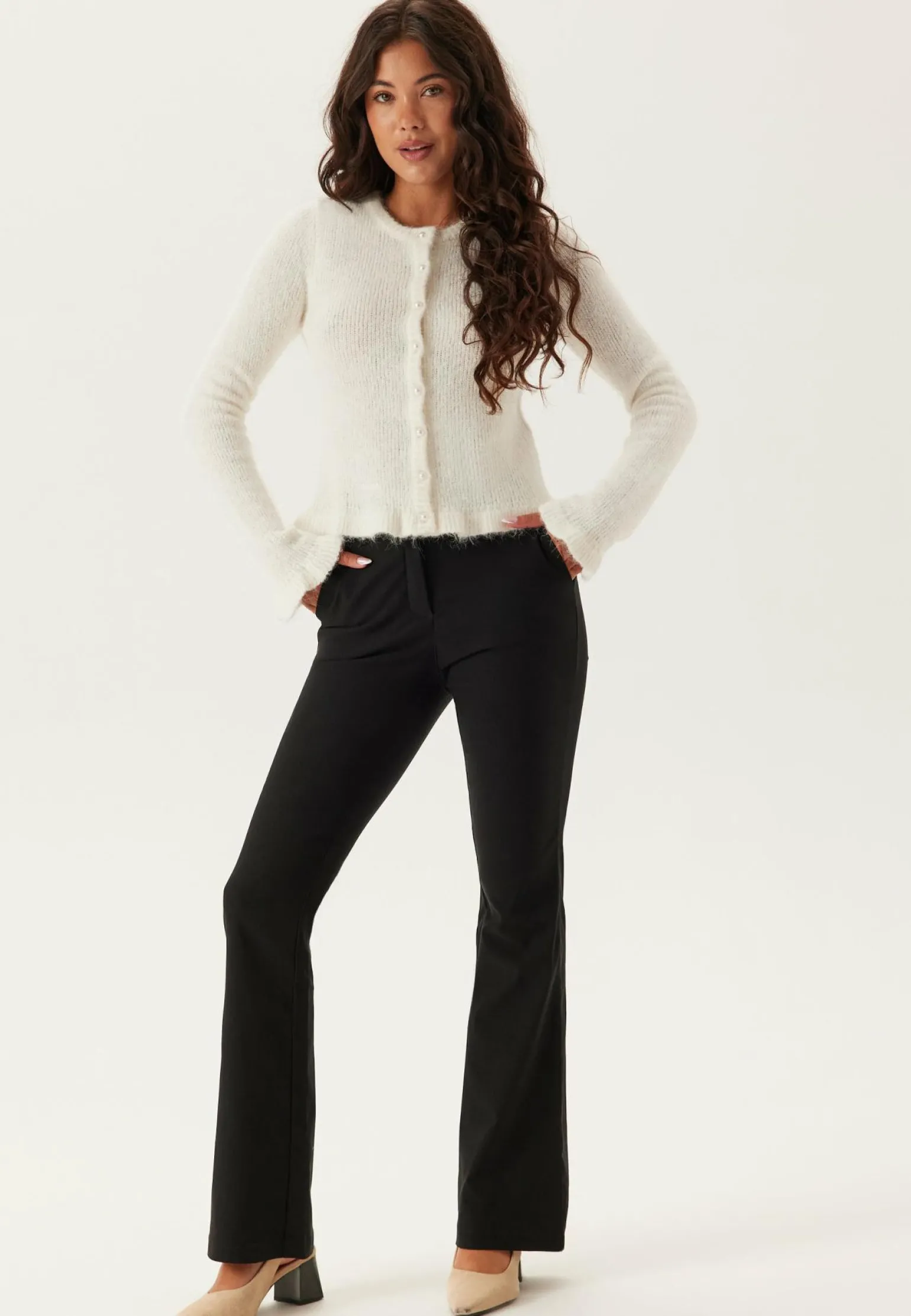 Knitted Frill Cardigan