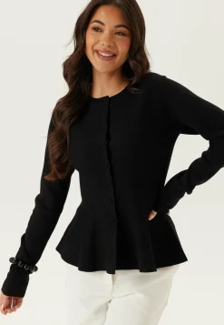 Knitted Peplum Cardigan