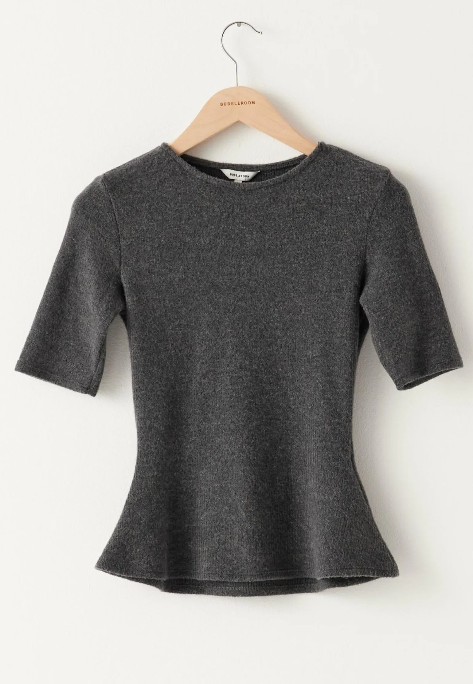 Knitted Peplum Top