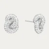 Knot Crystal Stud