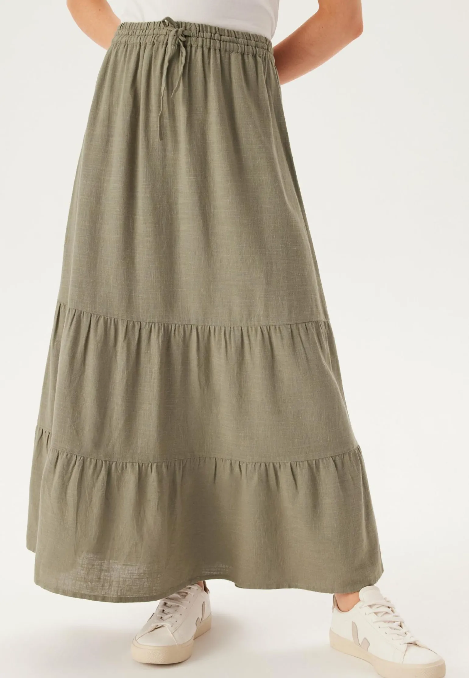 Linen Maxi Skirt