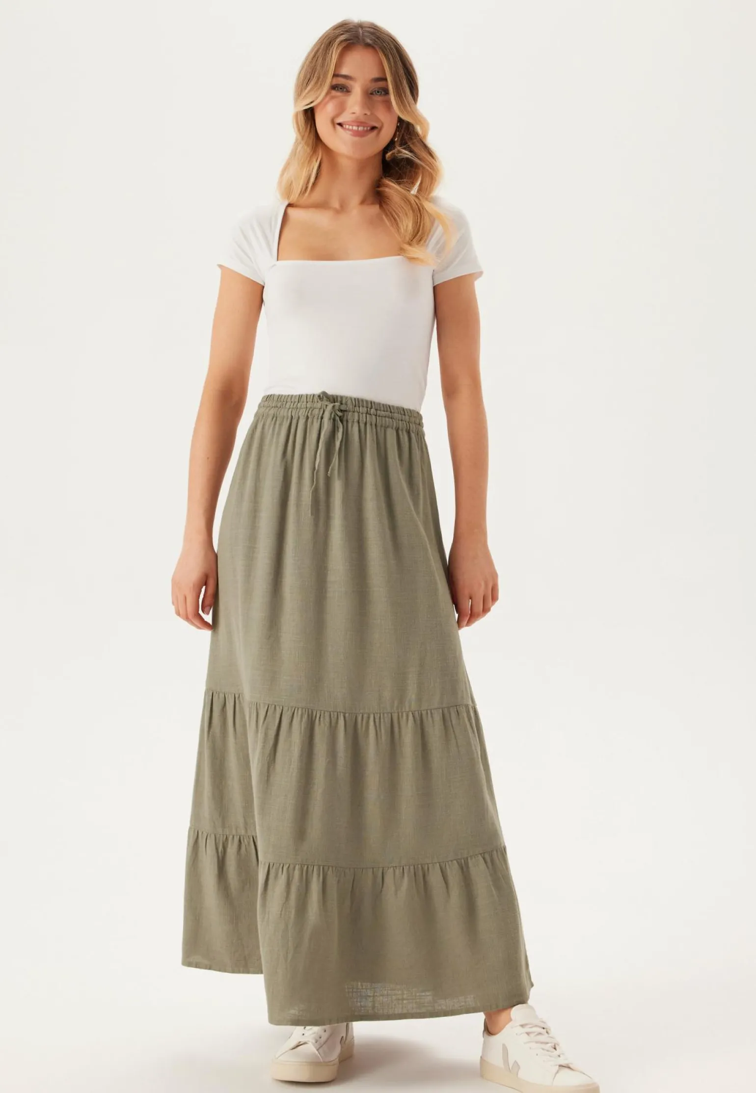 Linen Maxi Skirt