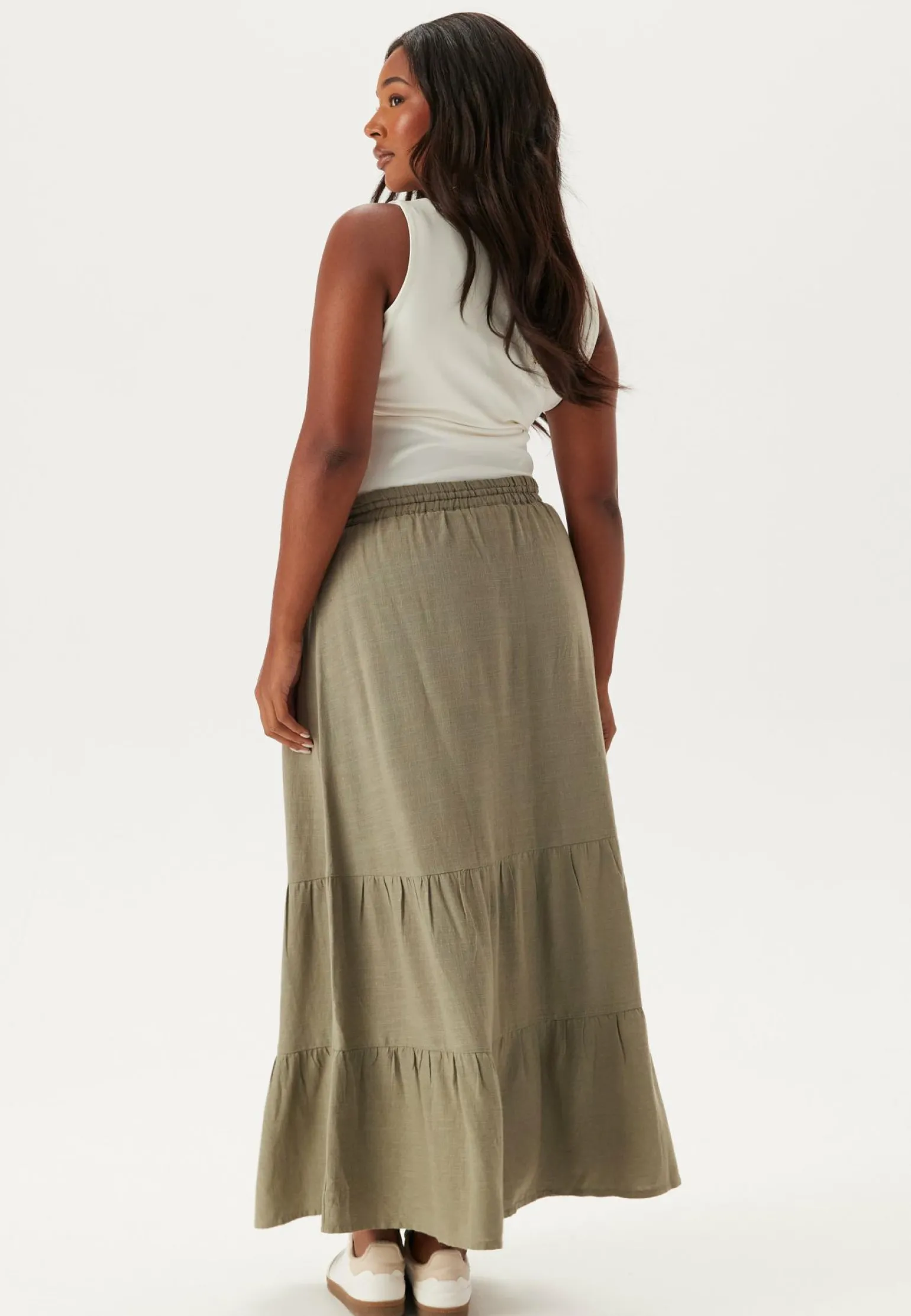 Linen Maxi Skirt