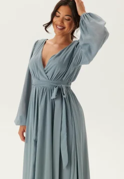 Long Sleeve Chiffon Dress
