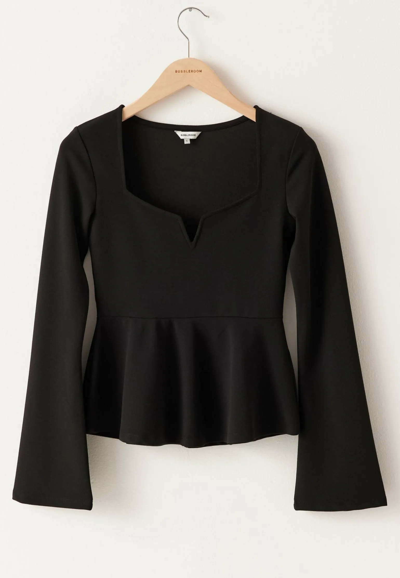 Long Sleeve Peplum Top