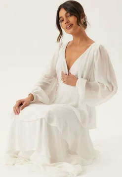 Long Sleeve Tiered Maxi Dress