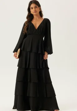 Long Sleeve Tiered Maxi Dress