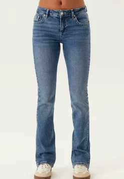 Low Bootcut Flap Jeans