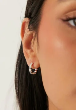 Maeve Hoop Earrings Silver-plated