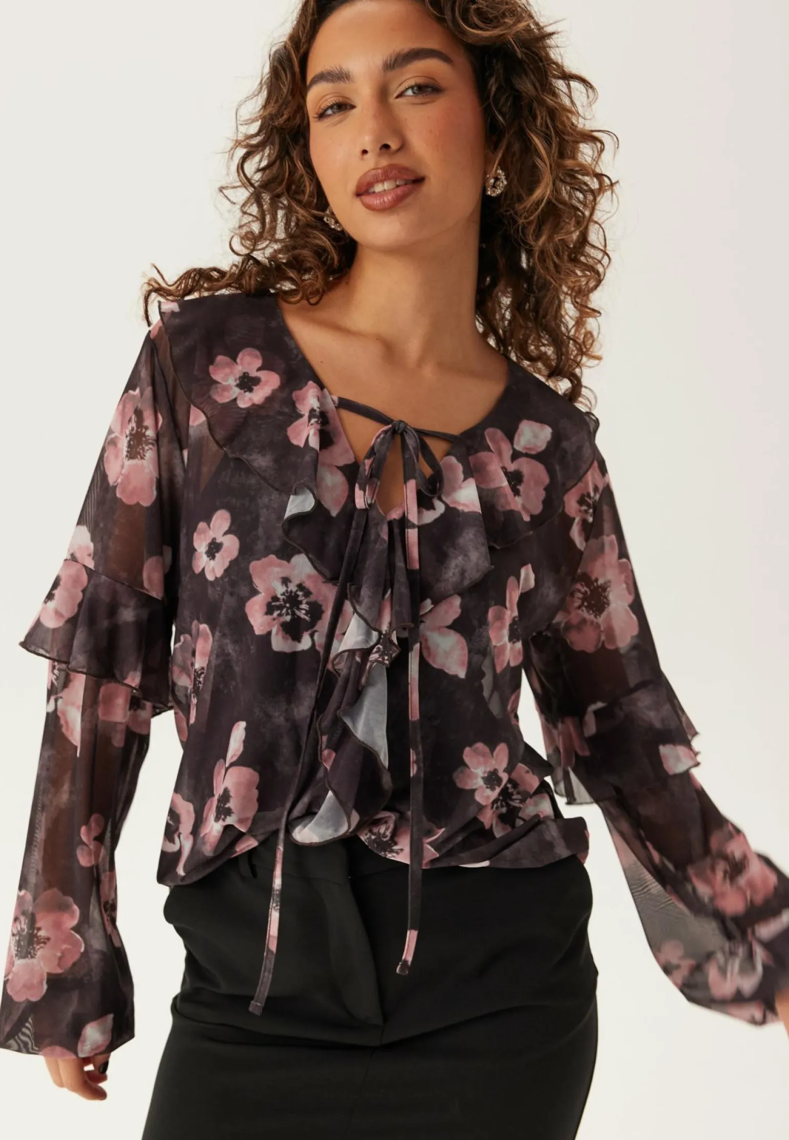 Mesh Frill Top
