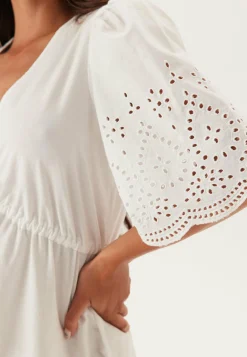 Midi Broderie Anglaise Dress
