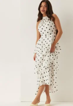 Monroe Tier Halter Midi Dress