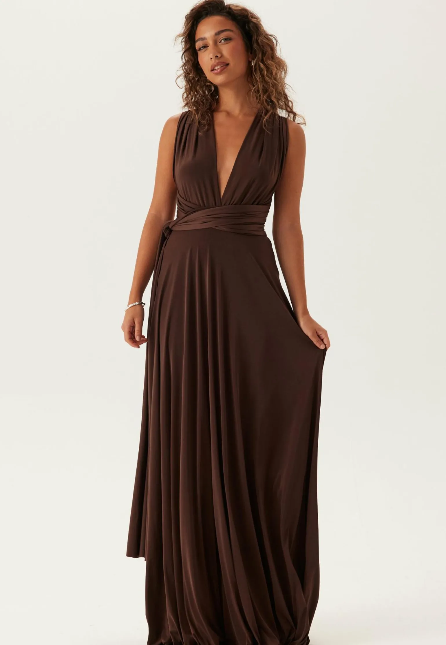 Multi Tie Maxi Dress