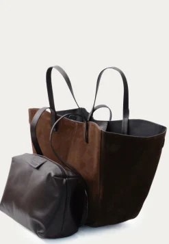 Nola XL Suede Handbag