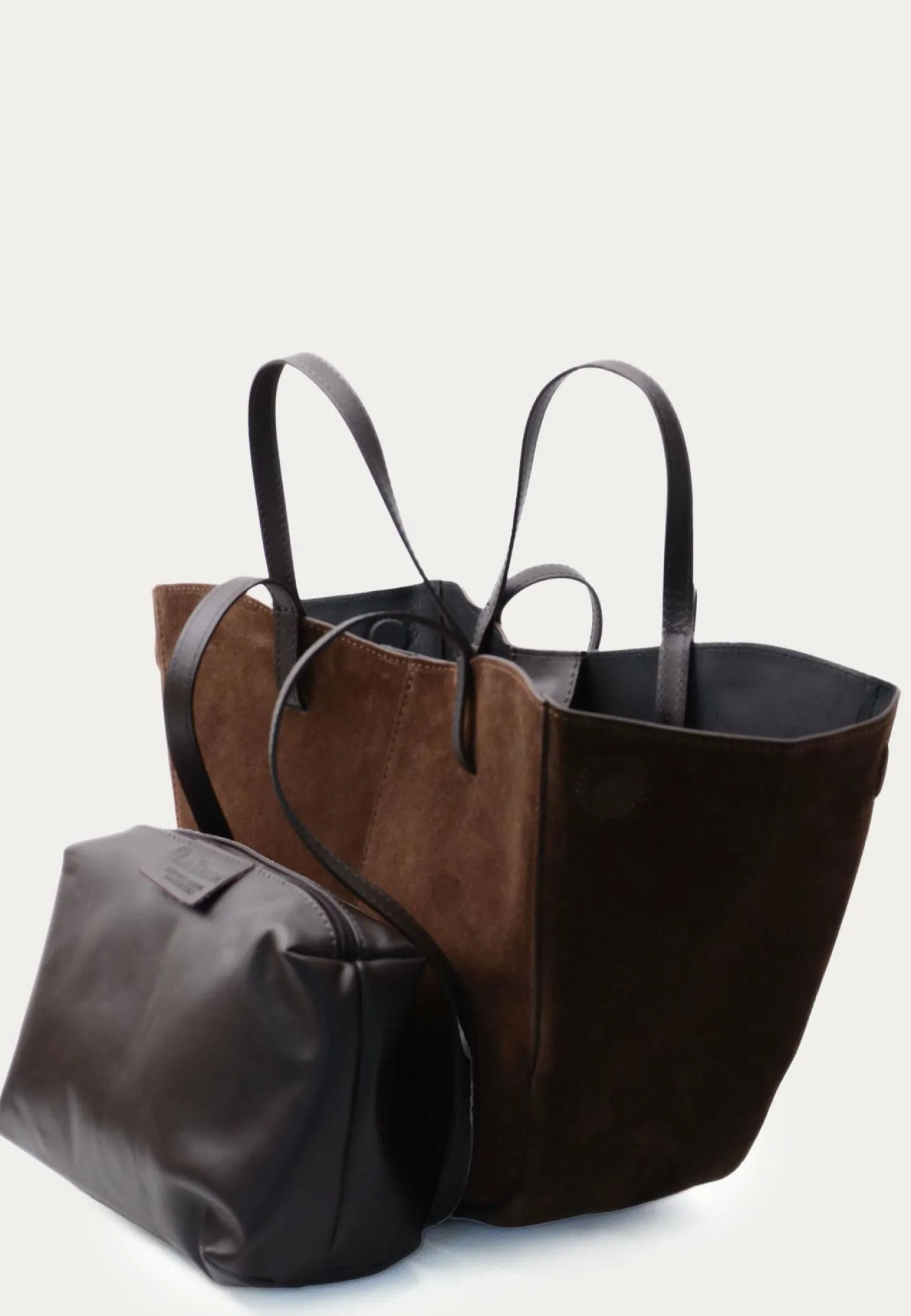 Nola XL Suede Handbag