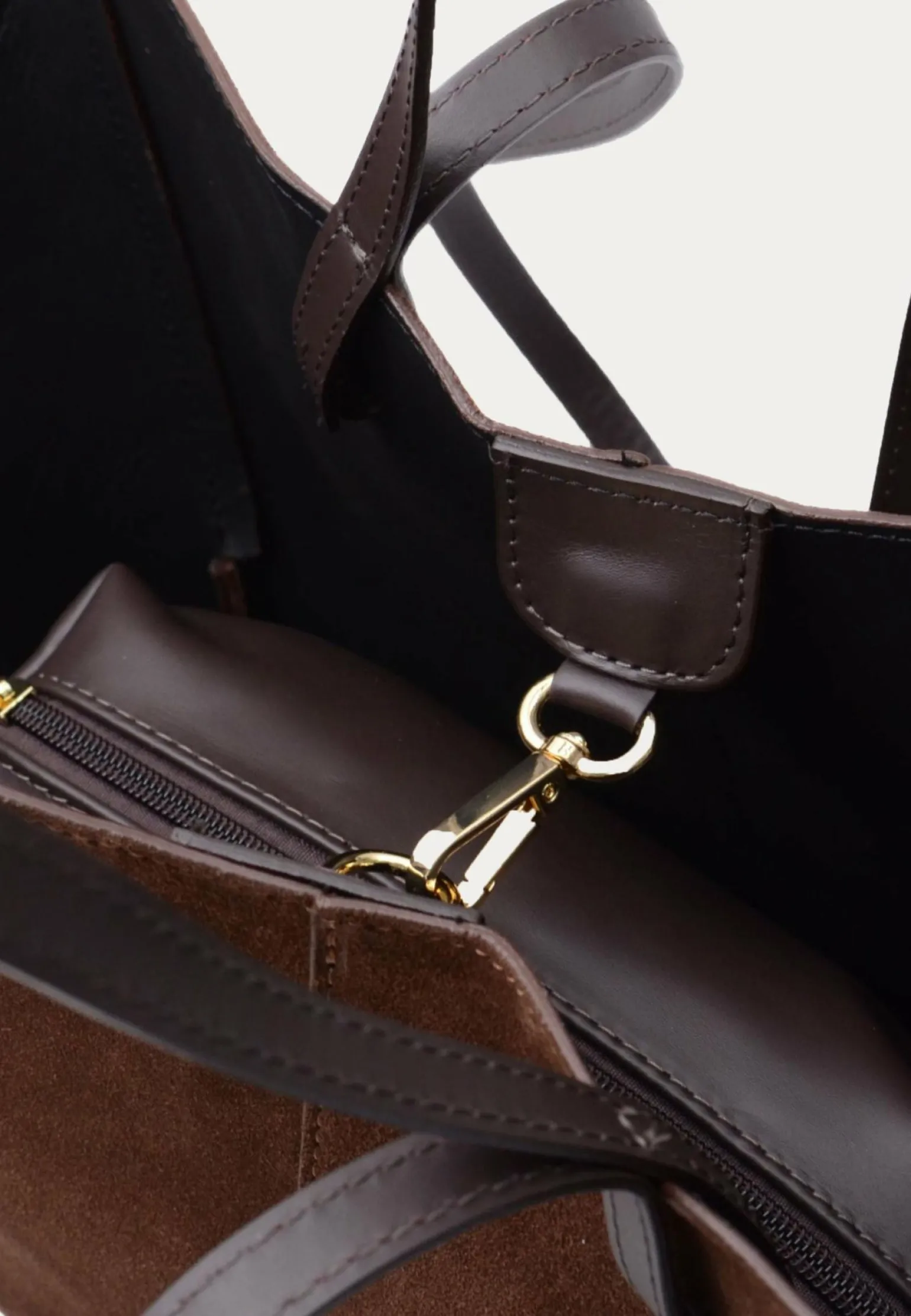 Nola XL Suede Handbag
