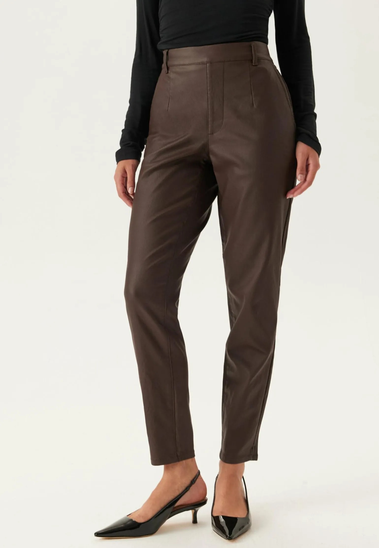 Objbelle Lisa Coated Pant Noos