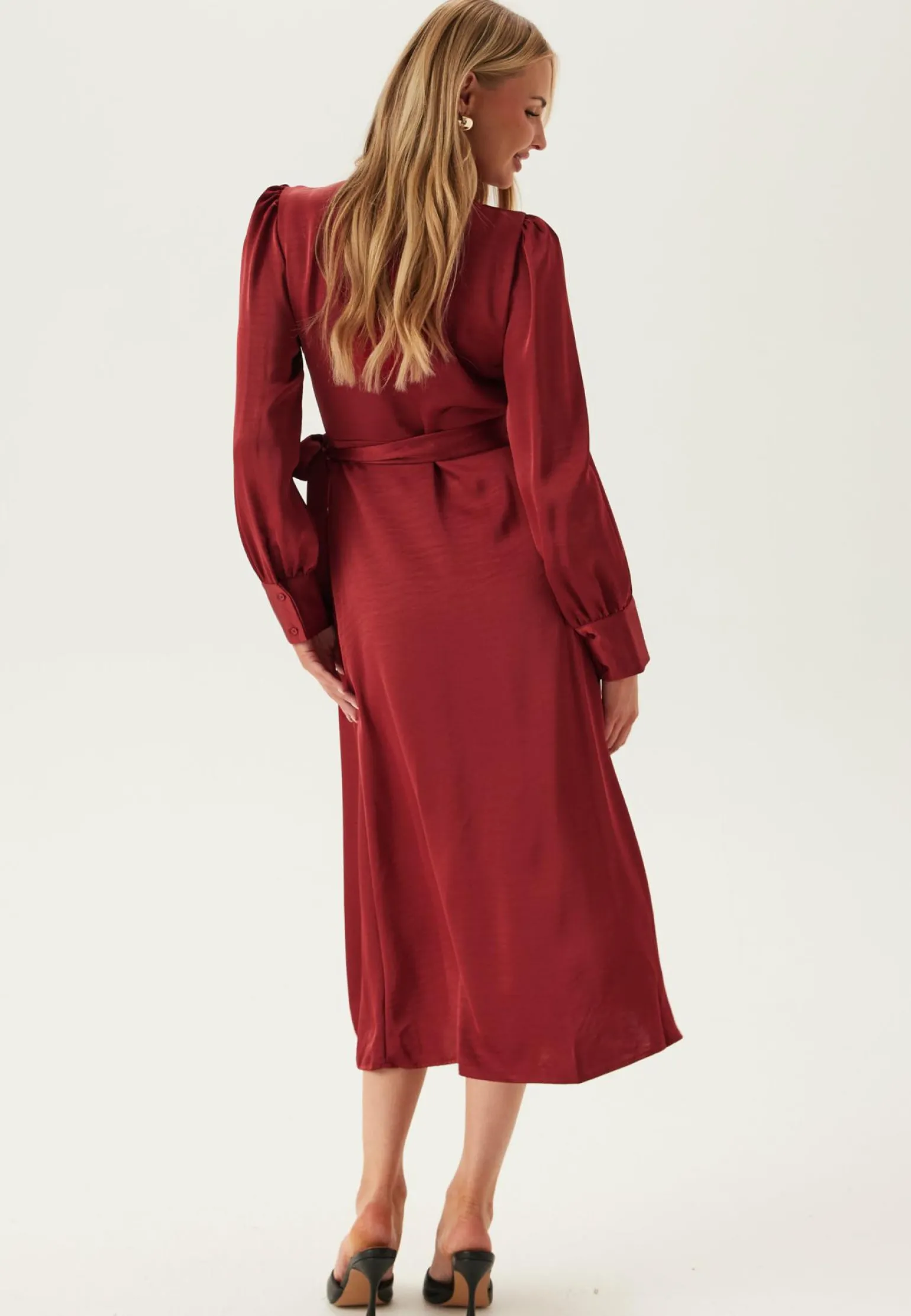 Objchilli L/S WRAP DRESS WRAP