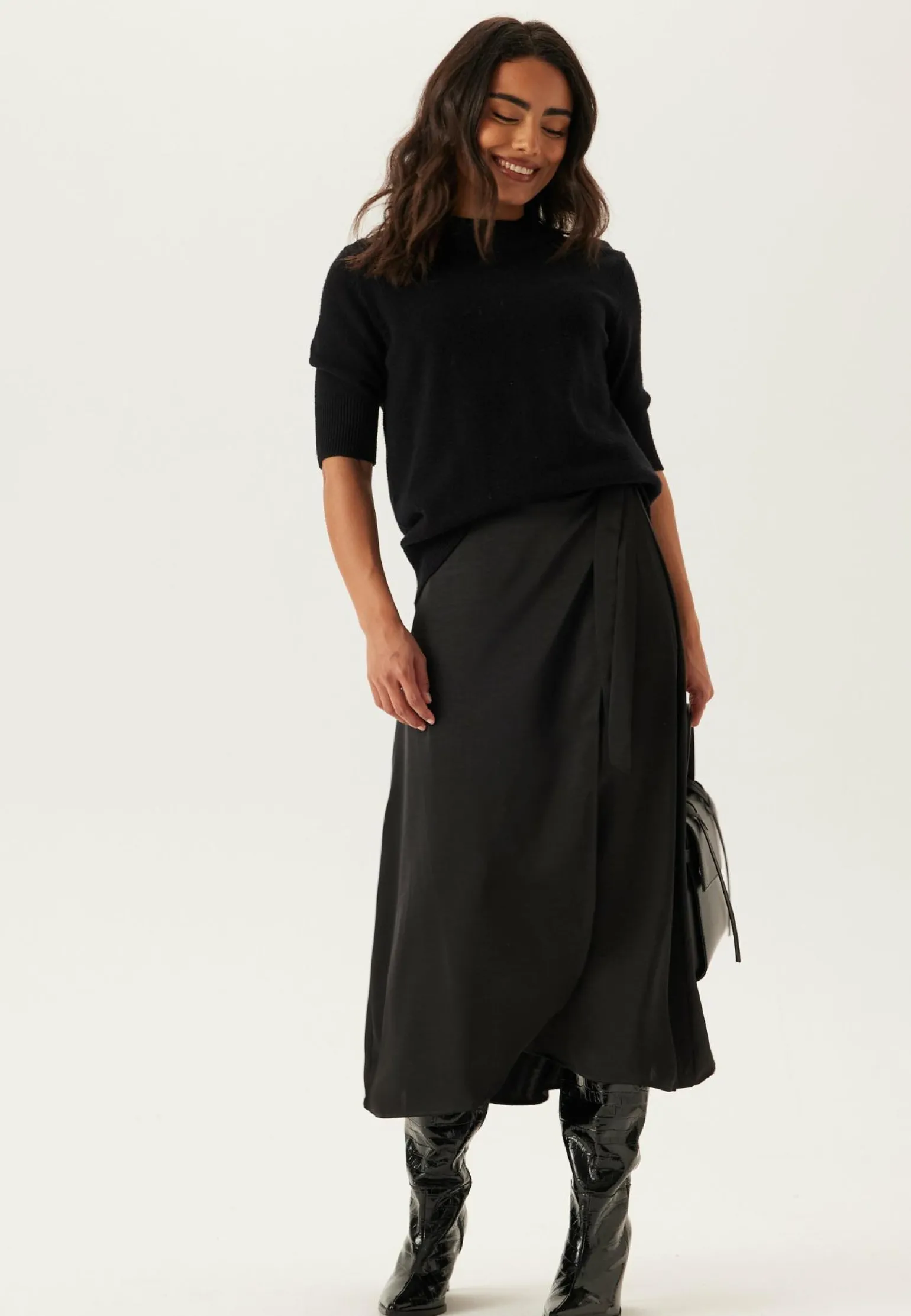 Objchilli Midi Wrap Skirt
