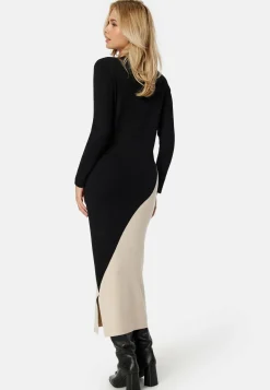 Objester Block Knit Dress