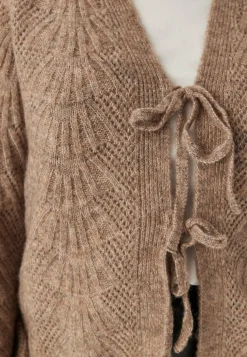 Objflora Re L/S KNIT CARDIGAN
