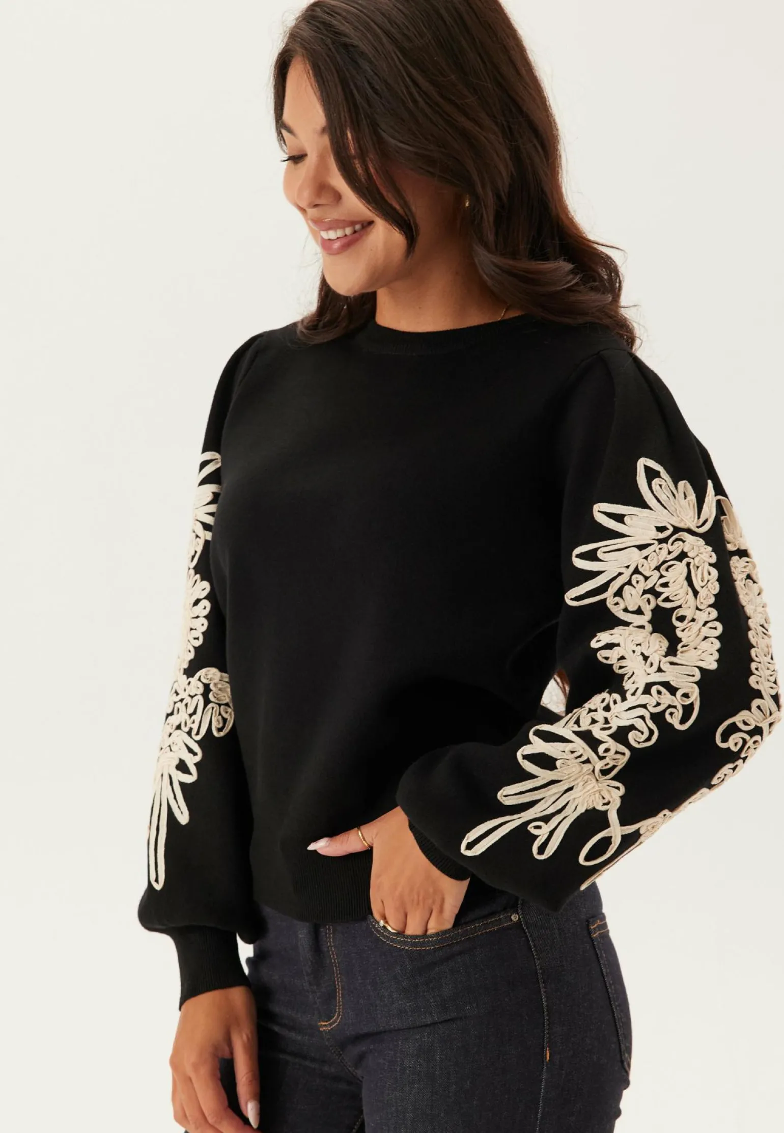 Objjoana L/S KNIT PULLOVER
