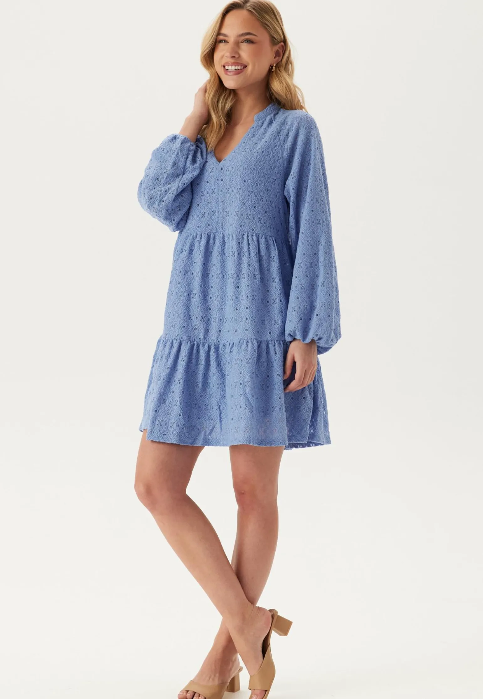 Objlaila Gia L/S Re Short Dress