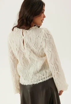 Objlucie L/S RE O-NECK TOP
