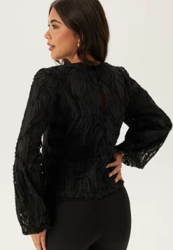 Objlucie L/S RE O-NECK TOP
